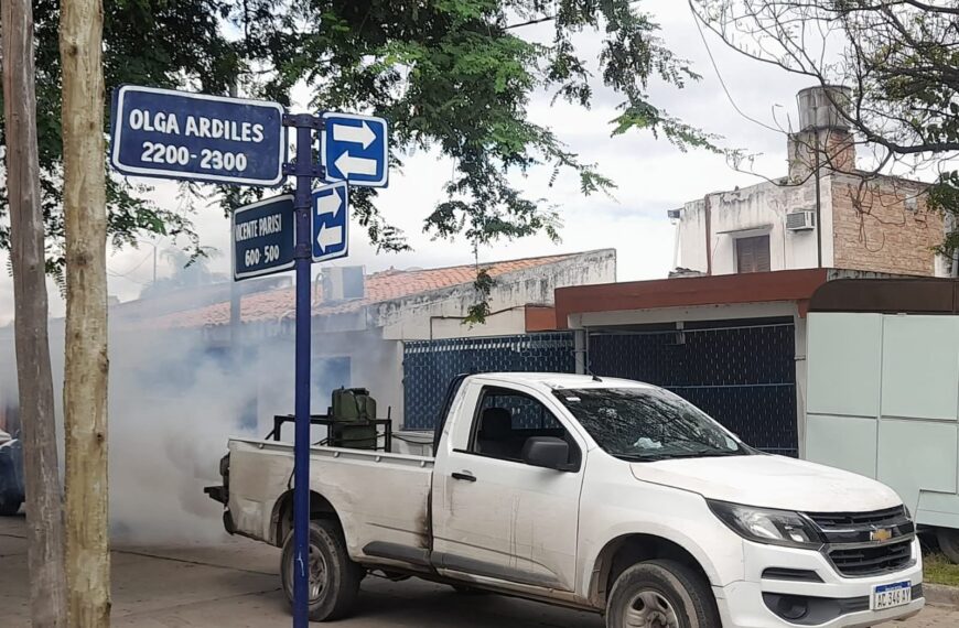 La Municipalidad informó los barrios que serán alcanzados esta semana por su programa de fumigaciones