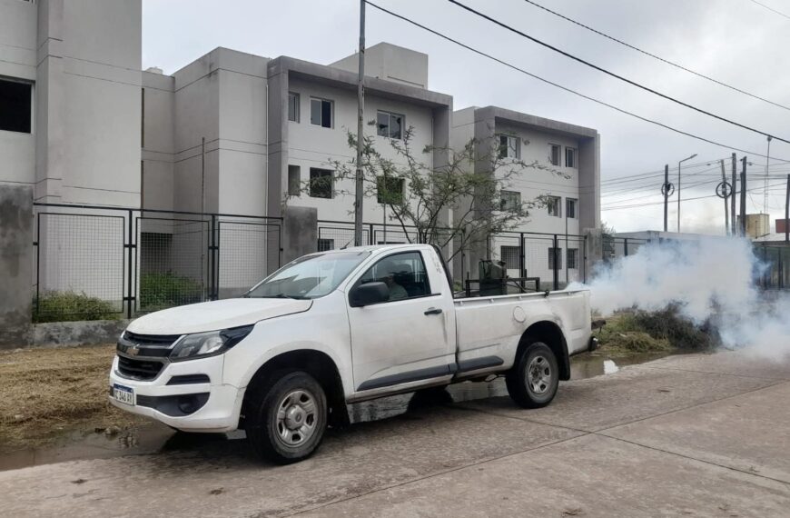 La Municipalidad informó los barrios donde trabajará esta semana con su programa de fumigaciones