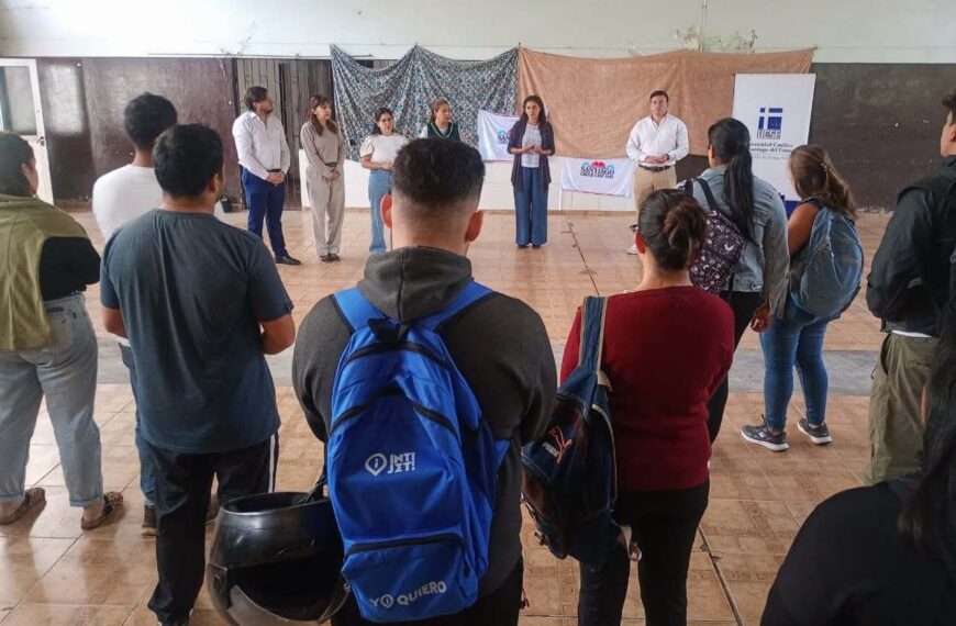 Fernández: Ponen en marcha el programa Santiago Crece con Vos