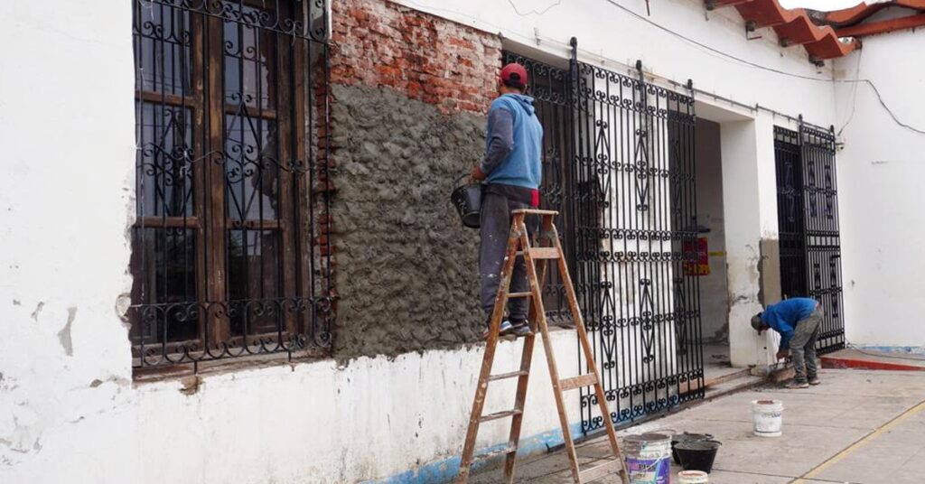 Avanzan los trabajos de refacción en el Instituto Francisco de Aguirre de Pinto