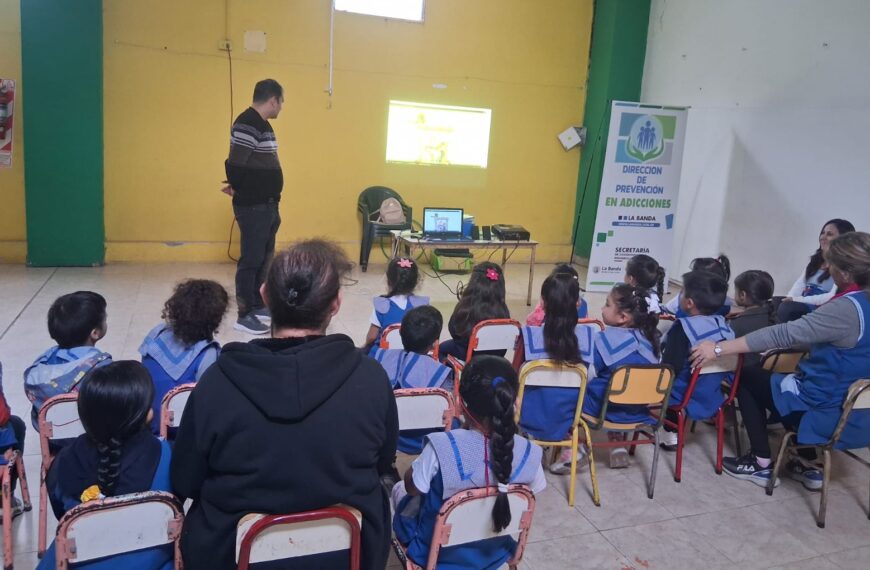 Prevención de adicciones en el Jardín Municipal N°6 “Luis Pesci”