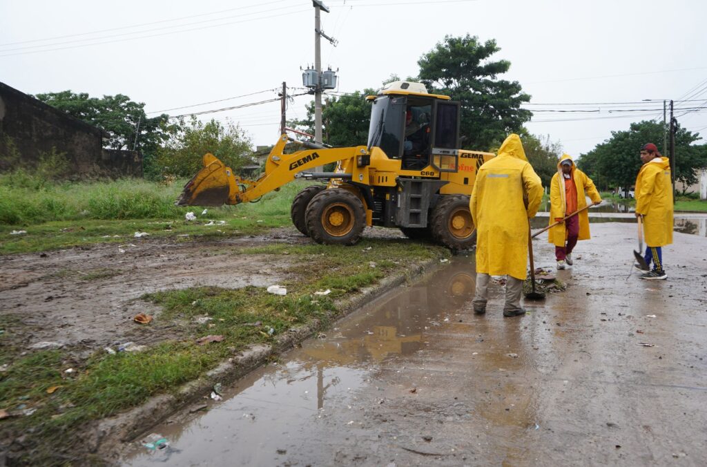 La Banda: refuerzan las tareas preventivas ante las intensa lluvia cíada