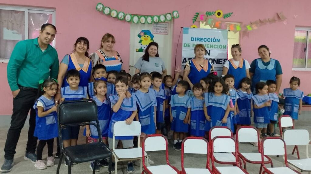 El jardín N° 3 Pimpollito recibió al programa “Jugando también me cuido”