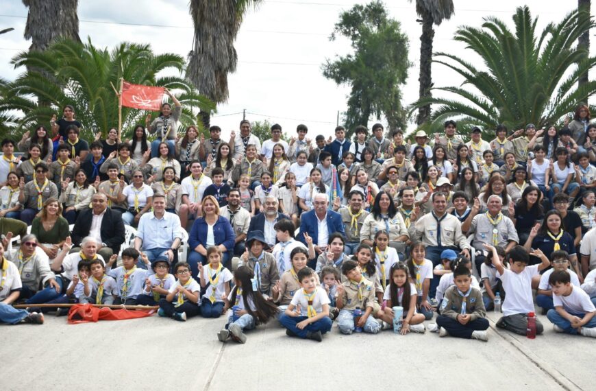 Realizan el acto de apertura del distrito Scout Argentina en Santiago