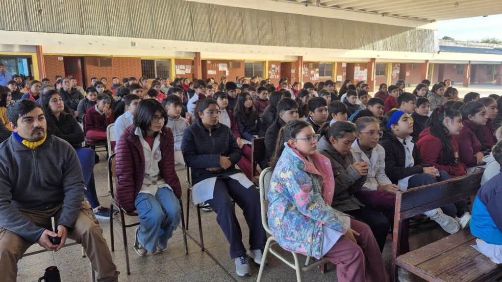 Las Termas: Realizaron una jornada de concientización sobre la no violencia en el ámbito escolar