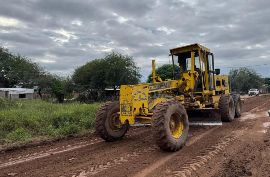 En Monte Quemado avanzan con obras para mejorar los barrios