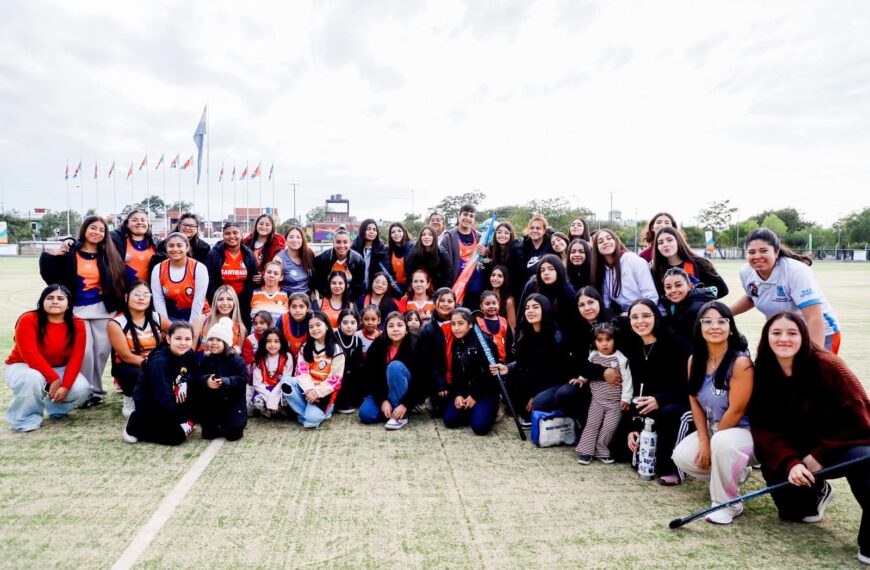 Las Termas: Inauguraron una moderna Cancha de Hockey en el Polideportivo Municipal