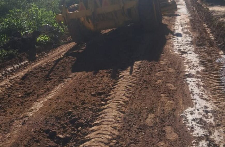 El Municipio de Nueva Esperanza realiza mejoras viales en la localidad de El Ojito