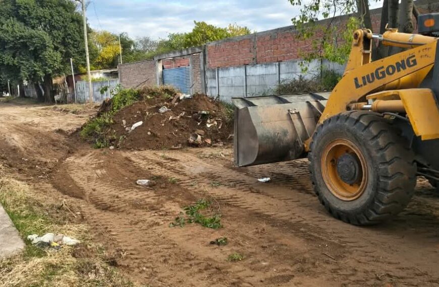 En Frías avanzan con obras en distintos sectores de la ciudad