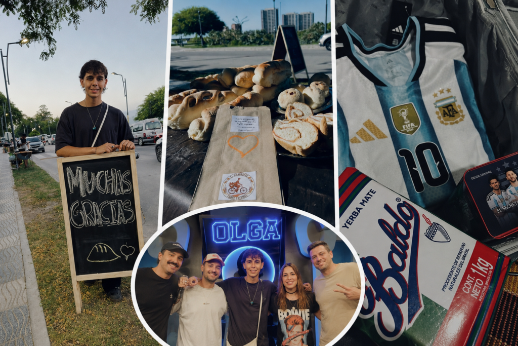 Vende panes en la Costanera, estudia periodismo y sueña con cubrir el Mundial de Fútbol