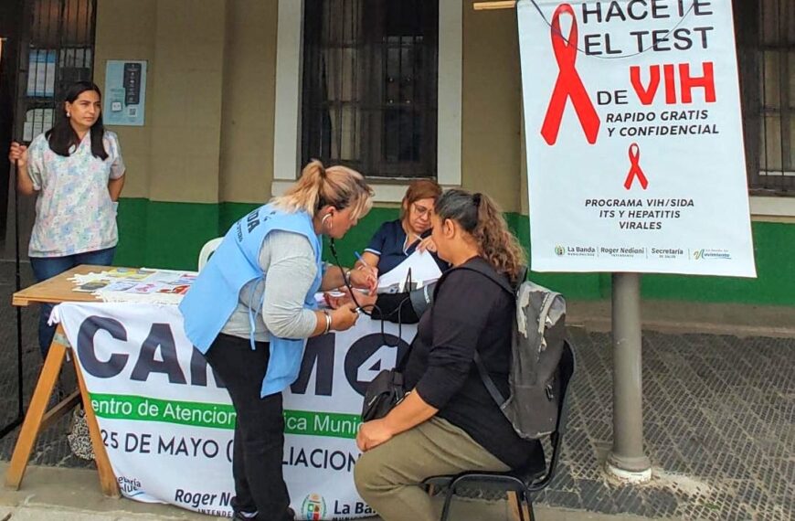 El municipio bandeño refuerza los testeos de ITS en los CAMM