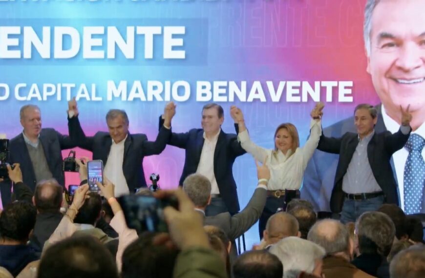 Benavente fue presentado como candidato a intendente y prometió una Capital más moderna e innovadora