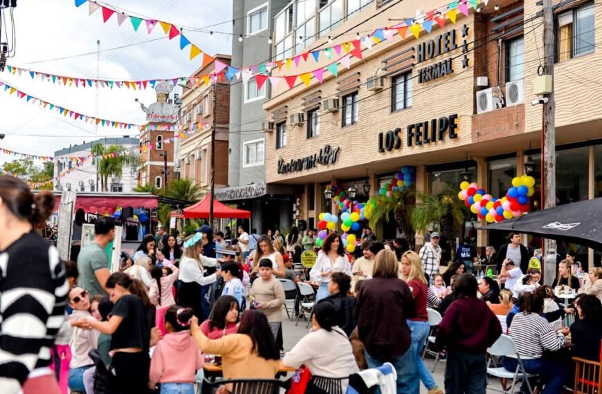 Exitosa Kermesse congregó a una gran cantidad de vecinos y turistas en Las Termas