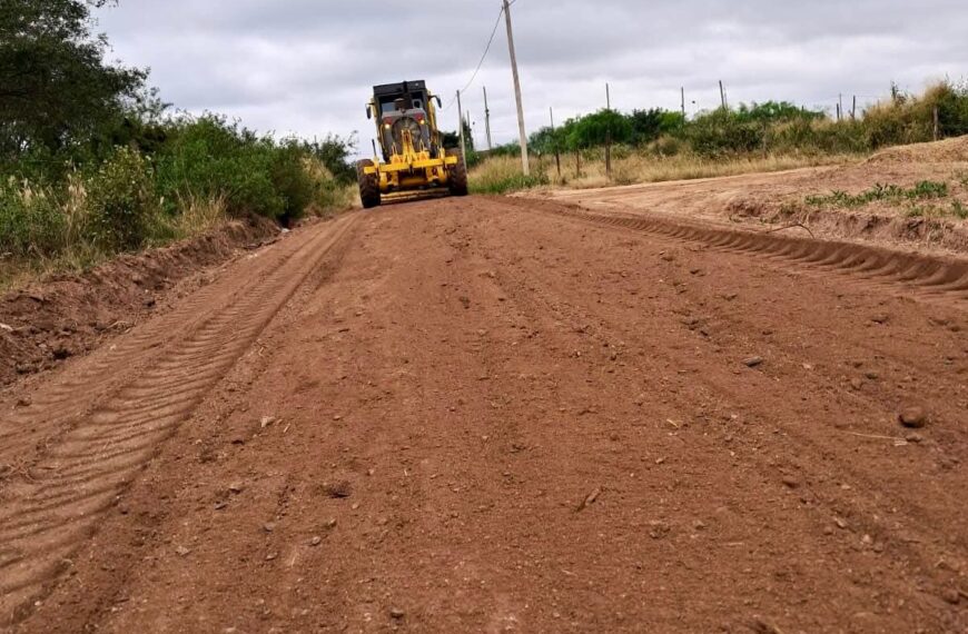 Avanzan los trabajos de enripiado en el barrio Siglo XXI de Nueva Esperanza