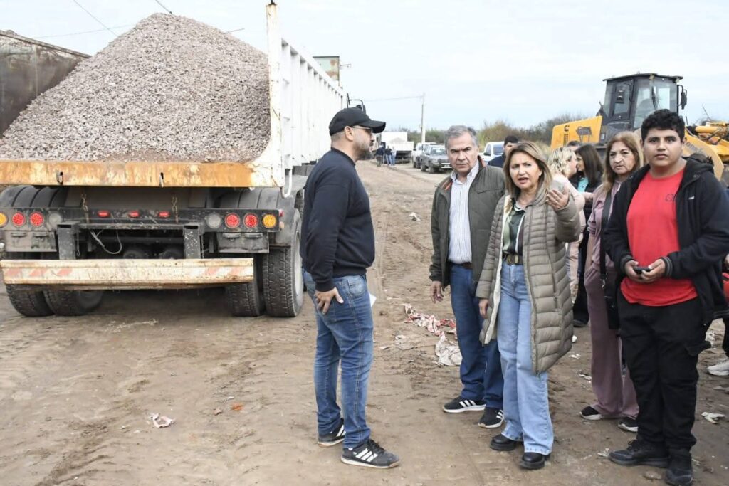 Fuentes supervisó el trabajo de áreas operativas en el barrio Borges