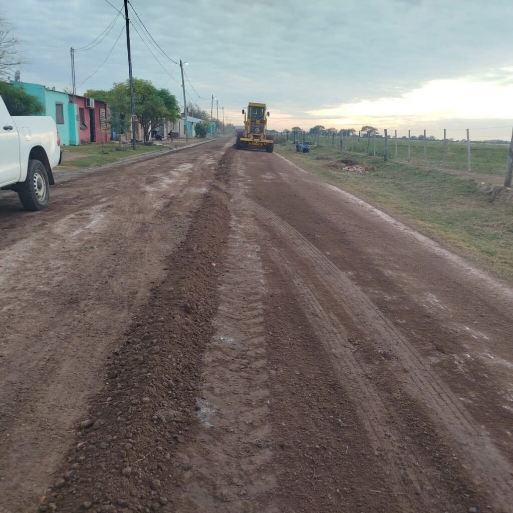 Bandera: Realizan mejoras en el barrio Sarmiento