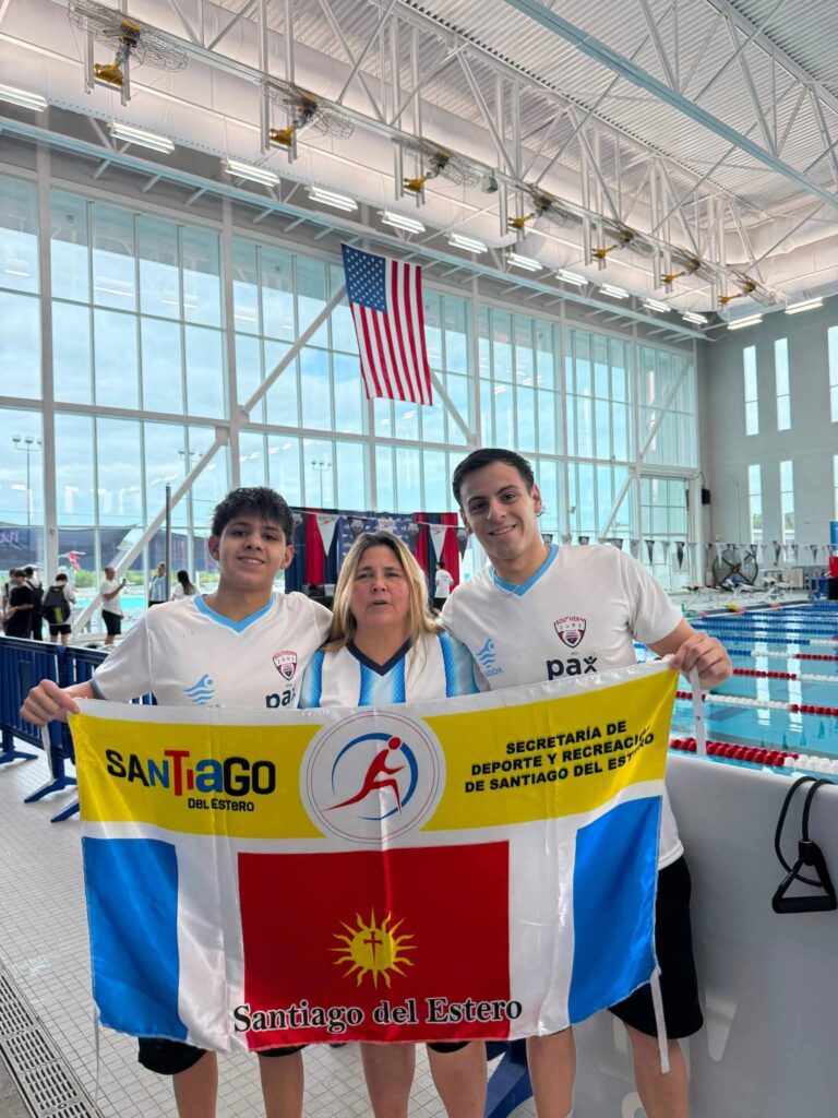 Triunfo histórico: El nadador santiagueño Matias Sosa González se consagró campeón en Estados Unidos