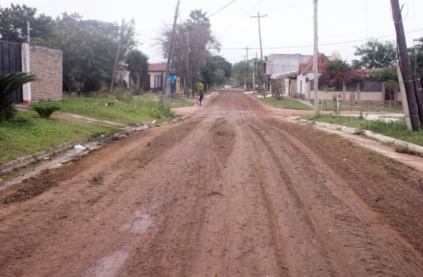 En Las Termas avanzan con el plan de mejoramiento de calles