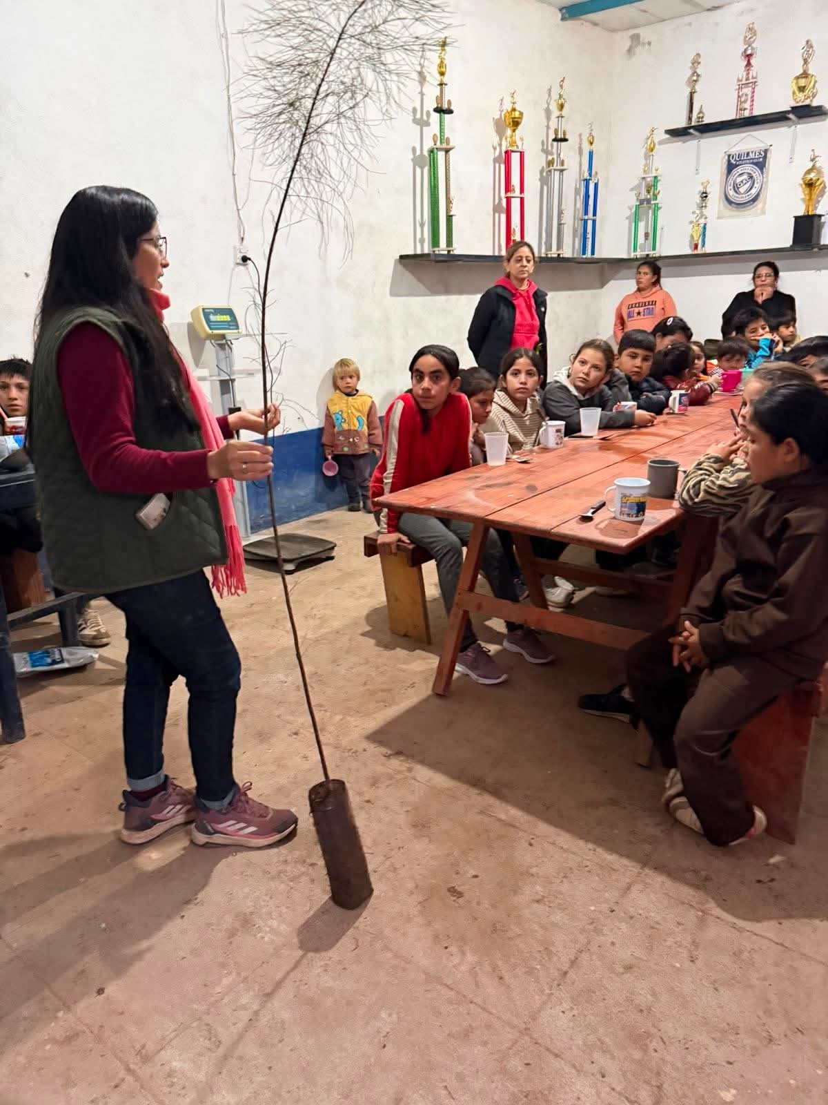 Monte Quemado: Realizaron un taller sobre arbolado urbano y cuidado del ambiente
