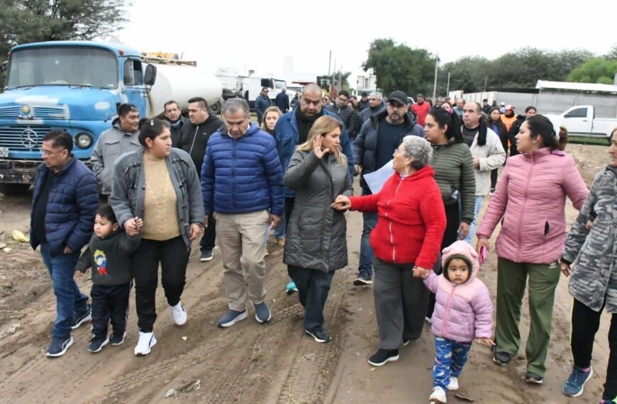Fuentes coordinó el trabajo de las áreas operativas en el barrio Independencia