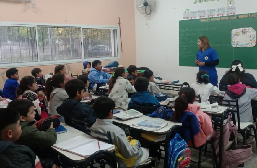Alumnos de la Escuela Municipal participaron de un taller sobre hábitos saludables