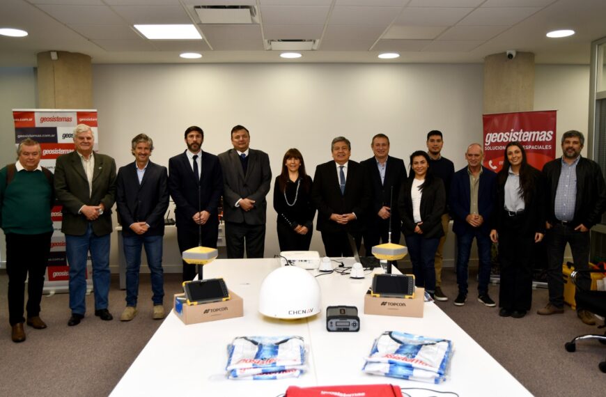 Catastro incorporó equipos de navegación satelital de última generación para fortalecer la gestión territorial