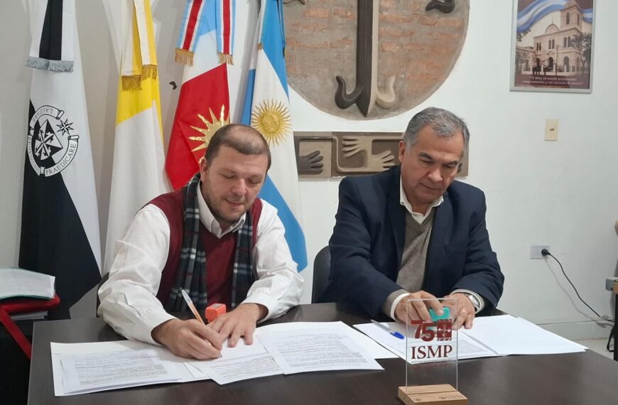 El ITSE firmó un convenio para que sus alumnos realicen prácticas profesionales en el Instituto San Martín de Porres