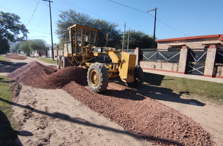 El municipio concretó nuevas obras de reparación de calles en La Banda