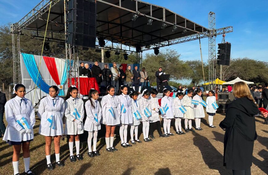 La comunidad de El Zanjón celebró el 186° aniversario de vida institucional