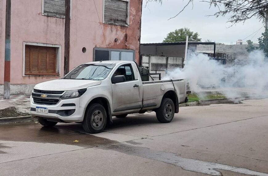 Continúa el programa de fumigaciones en ciudad Capital