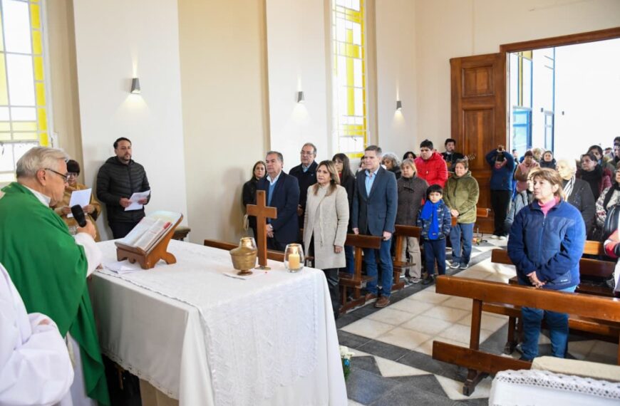 Autoridades municipales participaron de la misa en homenaje al Día del Padre en La Piedad