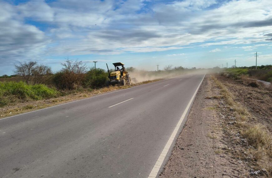 Mejoran la transitabilidad en la Ruta 206 y accesos a parajes de La Cañada