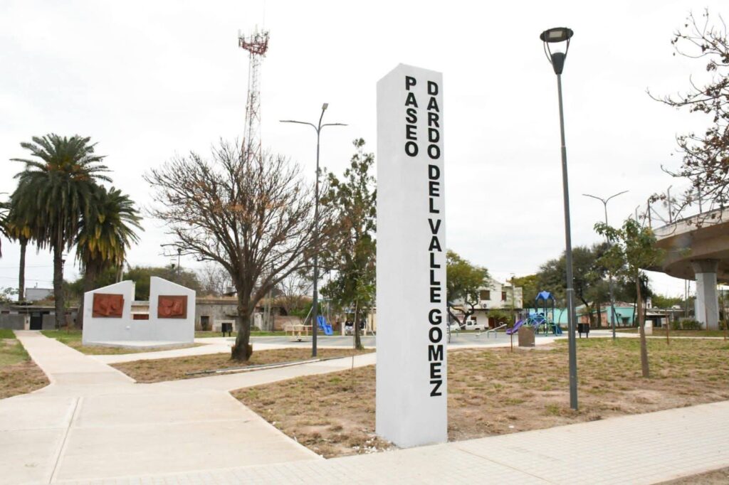 Inauguran este lunes el paseo Dardo del Valle Gómez en el barrio Francisco de Aguirre Inauguran este lunes el paseo Dardo del Valle Gómez en el barrio Francisco de Aguirre