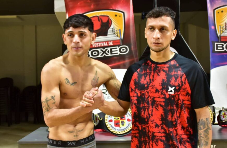 Todo listo para el gran Festival de Boxeo en Frías