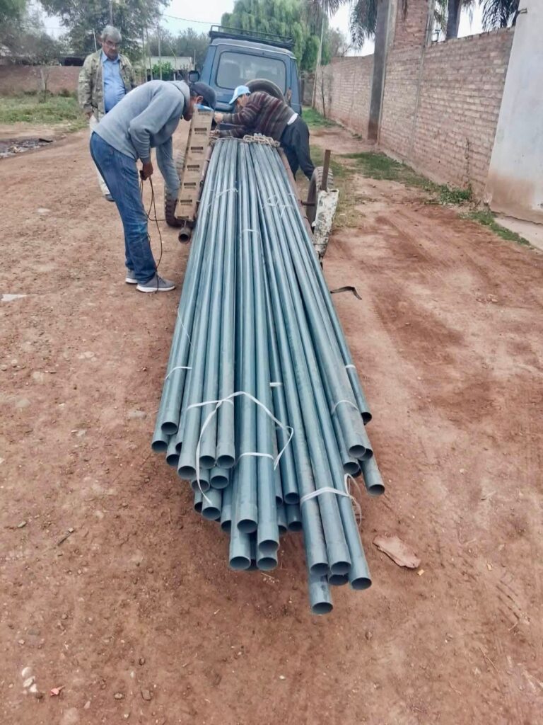 Nueva Esperanza: Amplían la red de agua potable en el barrio Santa Ana Nueva Esperanza: Amplían la red de agua potable en el barrio Santa Ana