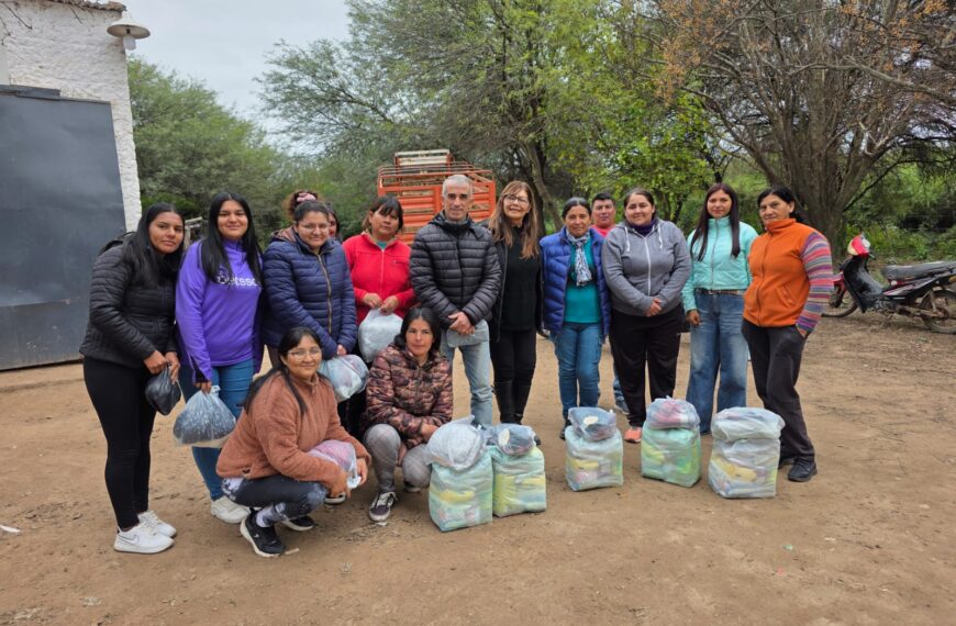 La comuna de Villa Figueroa entregó unidades alimentarias a familias de Tuzca Pozo, La Bota y Maderas
