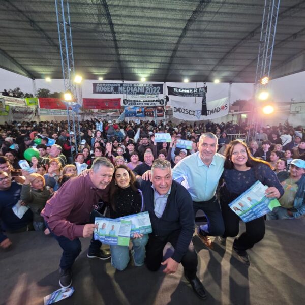 Nediani llamó a consolidar el proyecto de ciudad y pidió el respaldo de los vecinos para seguir transformando La Banda