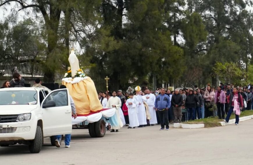 Pinto renovó su fe con una emotiva celebración en honor a la Virgen del Carmen