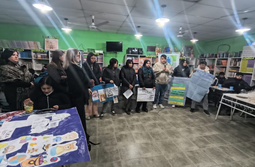 Alumnos del Colegio Dr. René Favaloro participaron de una jornada de prevención en adicciones