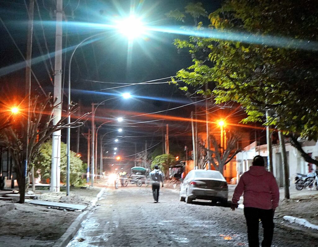 Habilitaron obras de infraestructura en el barrio Bajo de Vértiz de La Banda