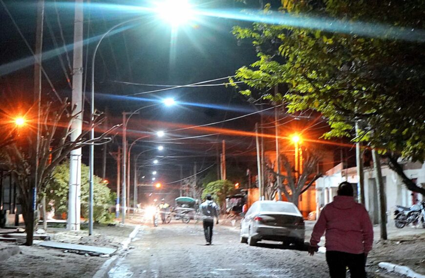 Habilitaron obras de infraestructura en el barrio Bajo de Vértiz de La Banda