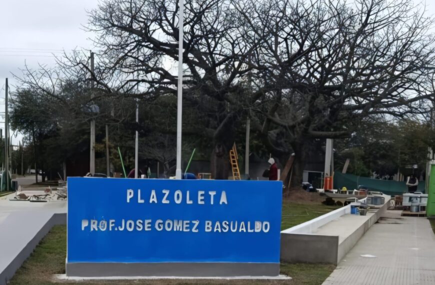 Inaugurarán este lunes la remodelación integral de la plazoleta Profesor José Gómez Basualdo del barrio Tradición