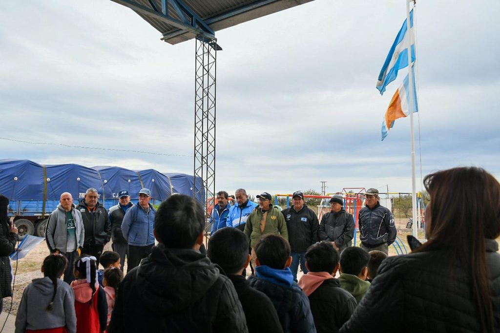 Veteranos de Malvinas de La Matanza llevaron donaciones al departamento Loreto