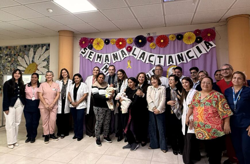 Con la presencia de autoridades y familias, lanzaron la Semana Mundial de la Lactancia