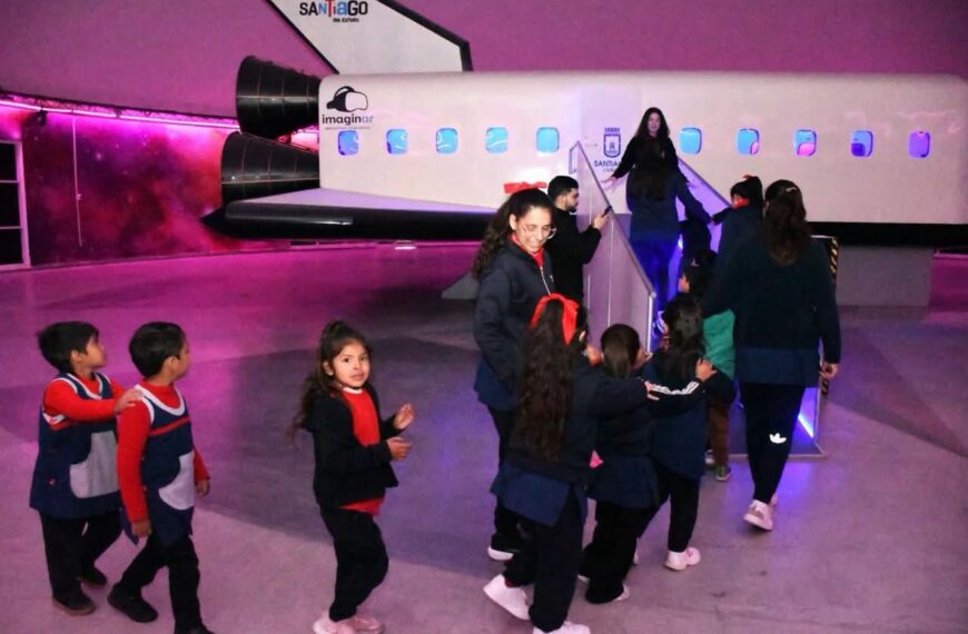 Jardines de infantes municipales iniciaron el programa de visitas guiadas al simulador Espacial