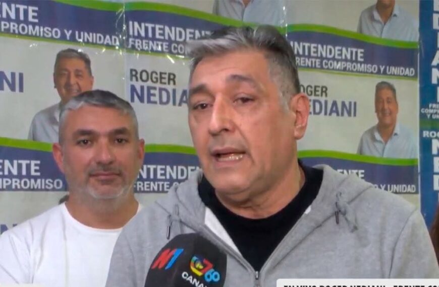 Roger Nediani reconoció el triunfo de Llamil Abdala y llamó a fortalecer la unidad de los bandeños
