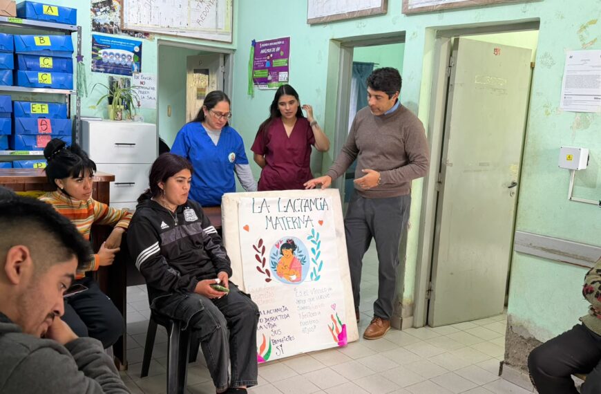 Inició la “Semana Mundial de la Lactancia Materna” con charlas informativas en La Banda