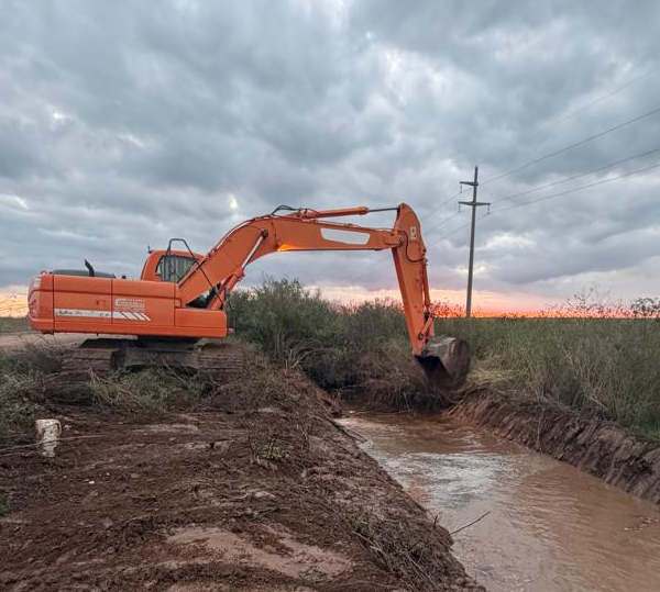 Continúan los trabajos en los Ríos Dulce y Salado y en los bajos submeridionales para mitigar el impacto de futuras precipitaciones
