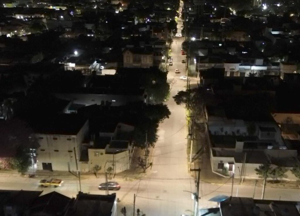 Avanza la nueva obra de iluminación LED en calle Las Heras de La Banda Avanza la nueva obra de iluminación LED en calle Las Heras de La Banda