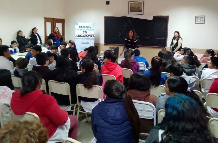 La Banda: realizaron talleres de prevención en instituciones educativas